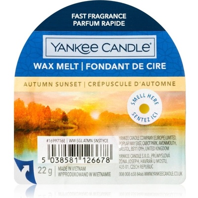 Yankee Candle Autumnt Sunset vonný vosk do aromalampy 22 g – Zboží Dáma