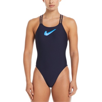 Nike Бански костюм Nike Swim HydraStrong 3D Swoosh Swimsuit. - Midnight Navy