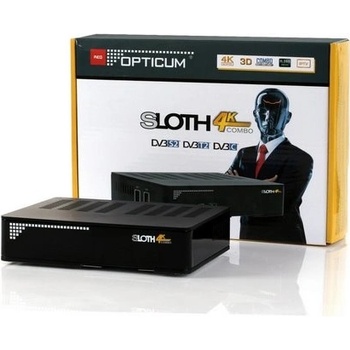 Opticum Sloth Combo 4K Ultra HD DVB-S2x/C/T2 H.265, CA