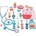 Smart Baby Дървен комплект Smart Baby - Медицински принадлежности (ACT58)
