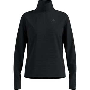 Odlo Дамска тениска Odlo Women's Mid Layer 1/2 Zip Essential Thermal Running shirt - Black - размер XL (916-4852-0115)