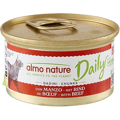 Almo Nature Daily Menu Kúsky s hovädzím 12 x 85 g