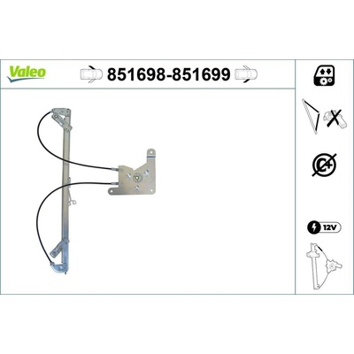 Zvedací zařízení oken VALEO 851698