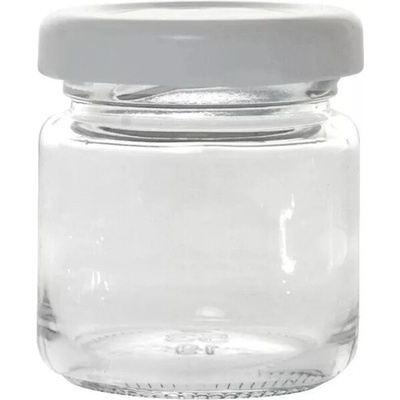 Gastro Zaváracie poháre biele skrutkovacie viečko 12 ks x 53ml