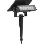 V-TAC LED соларна лампа LED/0, 9W/3, 7V 3000K IP65 1200 mAh черна (VT2210)
