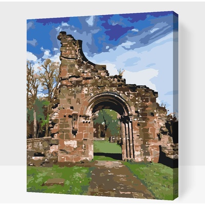 Vymalujsisam.cz Malování podle čísel Bliesgau Velikost 40 x 60 cm Rámování Na kartonové desce