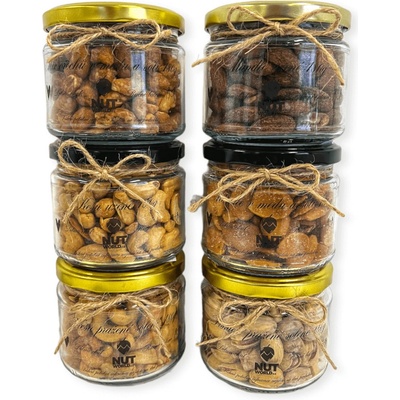 Nutworld Ořechy Deluxe ve skle více druhů Co dáme Mandle pražené solené Jumbo 180 g
