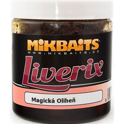 Mikbaits LiveriX boilies v dipu 250g 24mm Mazaná Škebľa