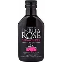 Rosé Tequila Rose Strawberry Cream Liqueur 15% 0,05 l (holá láhev)