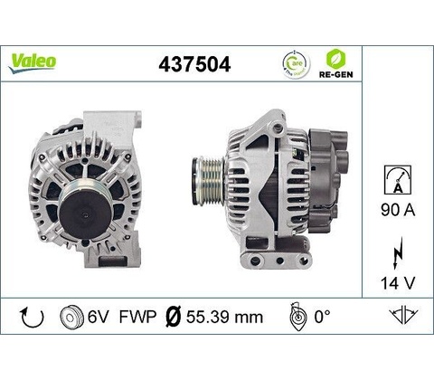 Alternátor VALEO 437504