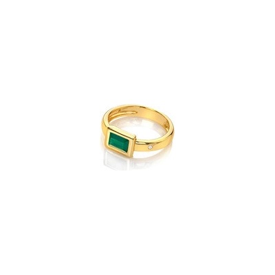 Hot Diamonds prsten X Gemstones Rectangle DR263