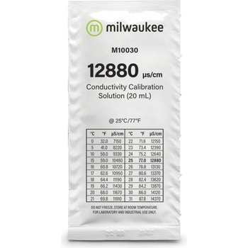 Milwaukee 12880 S/cm Conductivity Calibration Solution 20мл саше - Разтвор за калибриране (EC) - 1бр (11214)