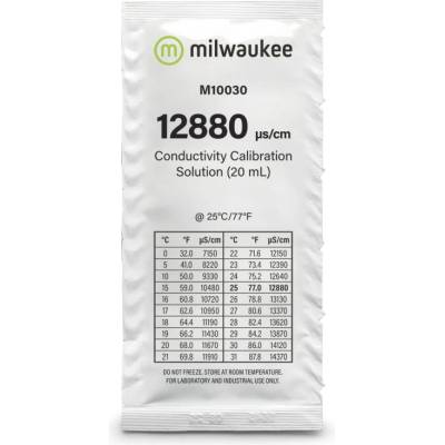 Milwaukee 12880 S/cm Conductivity Calibration Solution 20мл саше - Разтвор за калибриране (EC) - 1бр (11214)