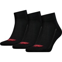 Levi's ponožky Levi’s Quarter Socks 3 Pack 37157-1010 čierna