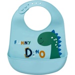 Babycalin Водоустойчив лигавник с джоб Babycalin - Funny Dino (BBC202440) - baby