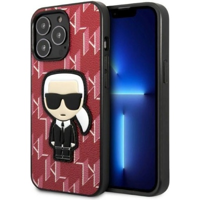 Karl Lagerfeld Apple iPhone 13 Pro Max Monogram Ikonik červené