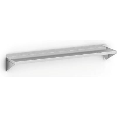 B2B Partner Nástěnná nerezová police 300 x 1500 mm
