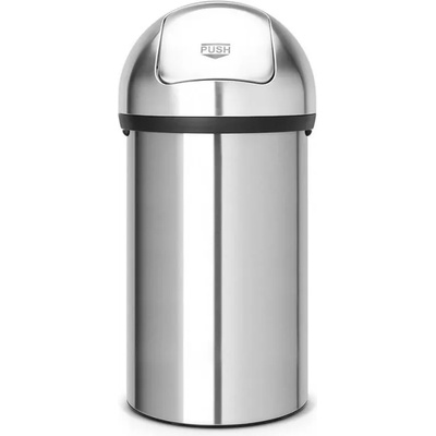 Brabantia Кошче за отпадъци PUSH BIN 60л, матова стомана, Brabantia (BRAB484520)
