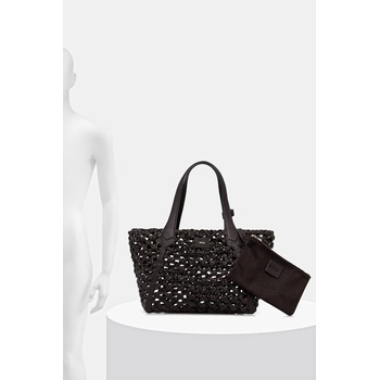 HUGO BOSS шопинг чанта дамска от кожа Lenah Tote W (50563411)