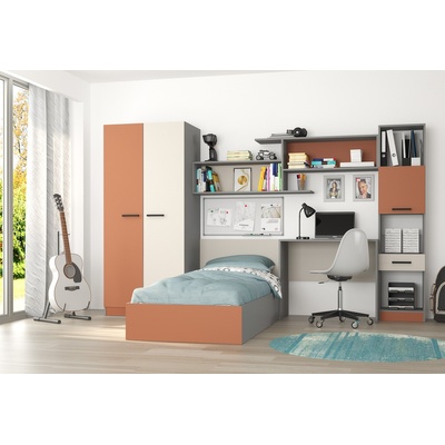 Голд - Аполо Комплект мебели за детска стая Чарли сиво сахара / кашмир