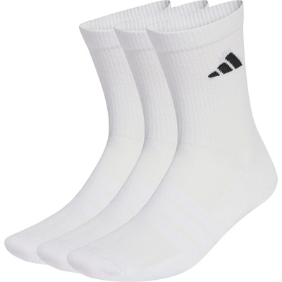 adidas Мъжки спортни чорапи adidas Cushioned Sportswear Crew Socks 3 Pair Pack Sports socks - White / White / Black - размер M (207-2196-0213)