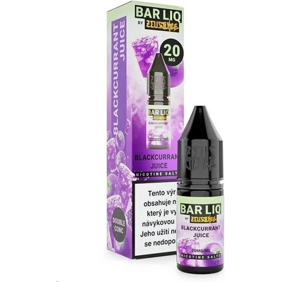 Zeus Juice Bar Salts Blackcurrant Juice 10 ml 20 mg