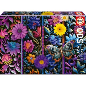 Educa Пъзел Educa от 500 части - Цъфтящи цветя (EDU19909)