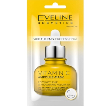 Eveline Cosmetics Face Therapy Ampoule-Mask С Витамин С Маска за лице дамски 8ml