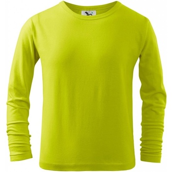 MALFINI Malfini long sleeve 121 / Детска риза с дълъг ръкав - лайм 158 (1216207)