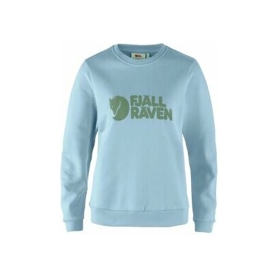 Fjällräven Logo Sweater W Breeze Blue-Patina Green