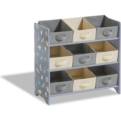Livarno home Detský regál dinosaurus/sivý 100384983