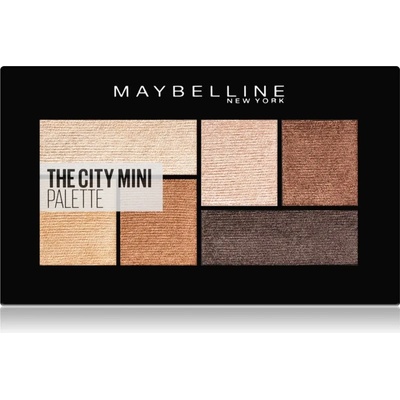 Maybelline The City Mini Palette палитра сенки за очи цвят 400 Rooftop Bronzes 6 гр