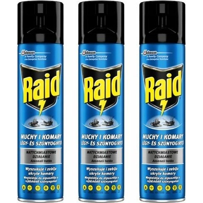 Raid muchy a komáre 3 x 400 ml