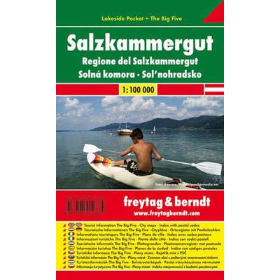 Automapa Salzkammergut kapesní lamino