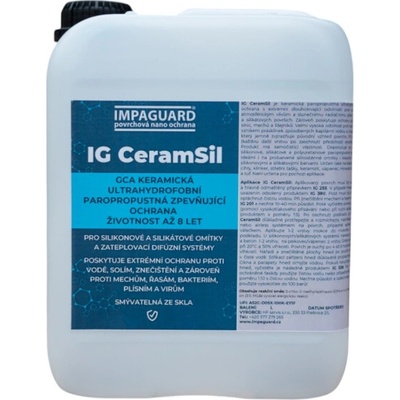 CeramSil IG 221 - 3D Keramická ultrahydrofóbna paropriepustná spevňujúca 3D bio ochrana 2v1 5 l
