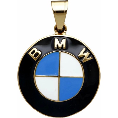 Ewena Ocelový přívěsek BMW Gold GL453