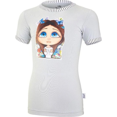 LITTLE ANGEL Tričko tenké KR DEBRA Outlast® stříbrošedá Kukadlinka – Zboží Dáma