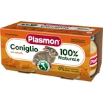 Plasmon Пюре от заешко месо и оризово брашно, 6+м, 2 бр (10473631)