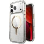Speck Калъф Speck - Presidio Lux Glitter, iPhone 17 Pro, MagSafe, Gold Glitter (150978-9221)