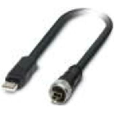 Phoenix Contact 1420184 USB 2.0 USB-A IP20 zástrčka USB Mini-B IP20 zástrčka 5m černý