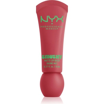 NYX Cosmetics Smushy Matte Lip Balm балсам за устни с матиращ ефект цвят Snuggle Szn 8ml