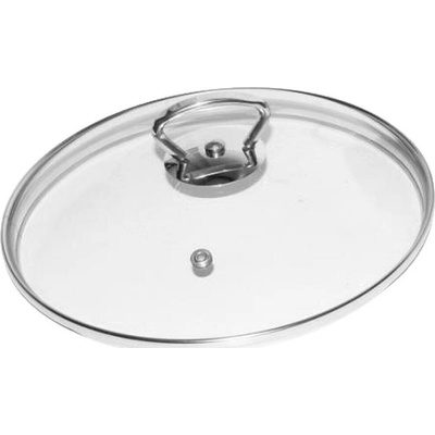 BELIS poklice sklo 26cm s nerez úchytem