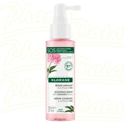 Klorane Zklidňující sérum s BIO pivoňkou 100 ml