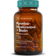 Herbavia Kyselina hyaluronová + Biotin 60 kapsúl