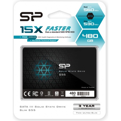 Silicon Power S55 480GB, SATAIII SP480GBSS3S55S25