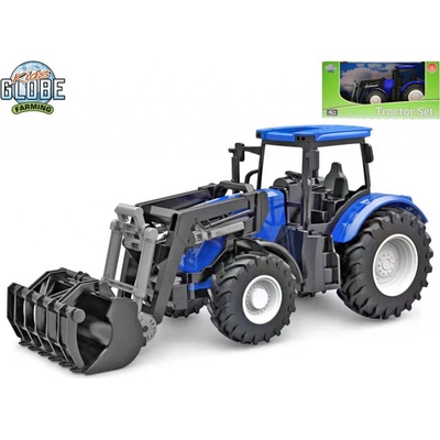 Kids Globe 540474 Traktor s nakladačem FARMING 1:24