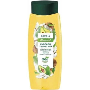 Aroma Natural Балсам за тънка и слаба коса, авокадо и кокос, 400 ml - ozone