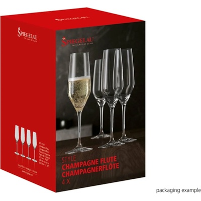 Spiegelau Pohár na šampanské STYLE CHAMPAGNE FLUTE 4 x 240 ml