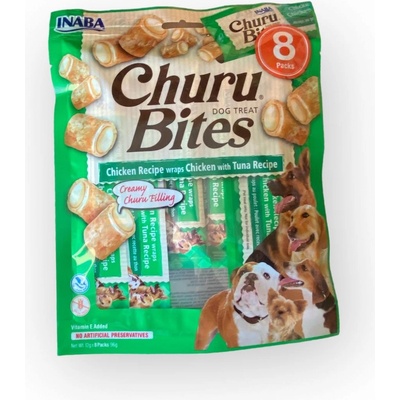 Churu Dog Bites Chicken wraps Chicken+Tuna 8 x 12 g