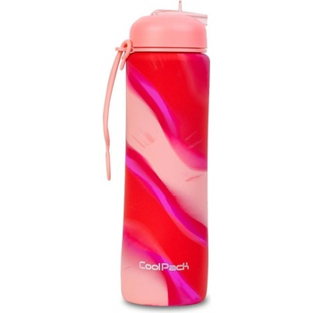 COOLPACK Сгъваема силиконова бутилка COOLPACK - PUMP - Girls Zebra Pink (Z14771)